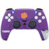 Clemson University Tiger Print Purple PS5 Pro Bundle Skin